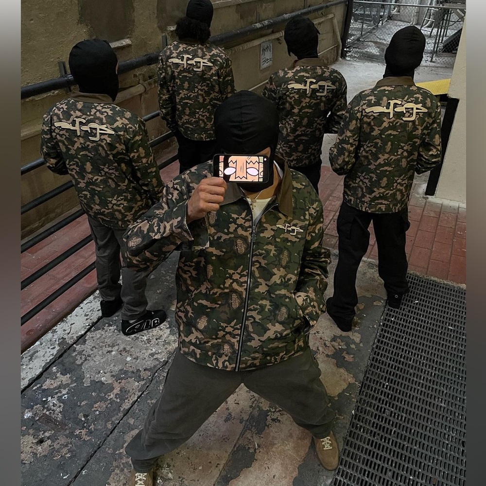 camouflage jacket Durags size s